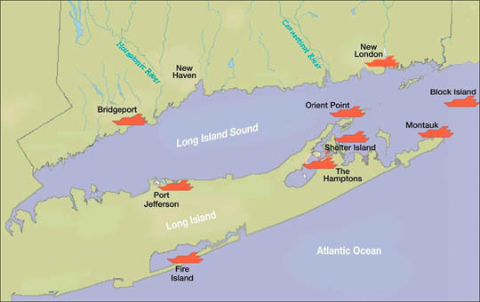 long island map